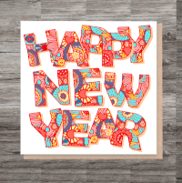 Chinese New Year Card, Happy New Year Card